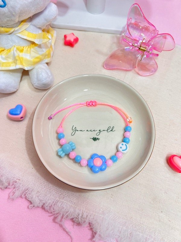 Producto - PULSERA FLOR CELESTE