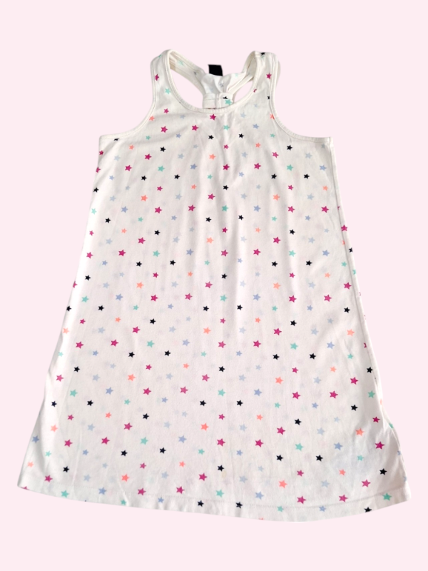 Producto - Solero color blanco con estrellas neon GAP 4 años