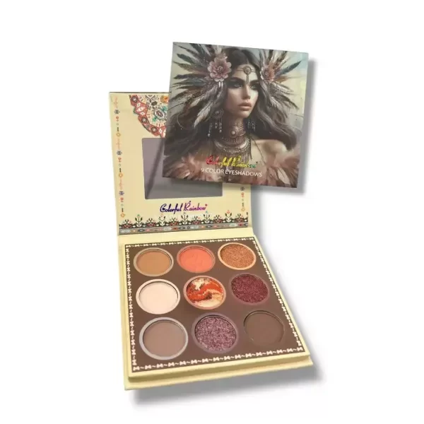 Producto - Paleta de sombres x9 tonos - COLORFUL RAINBOW