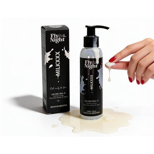 Producto - GEL LUBRICANTE MILKXX AROMA A COCO BASE ACUOSA 125 ML FLY NIGHT
