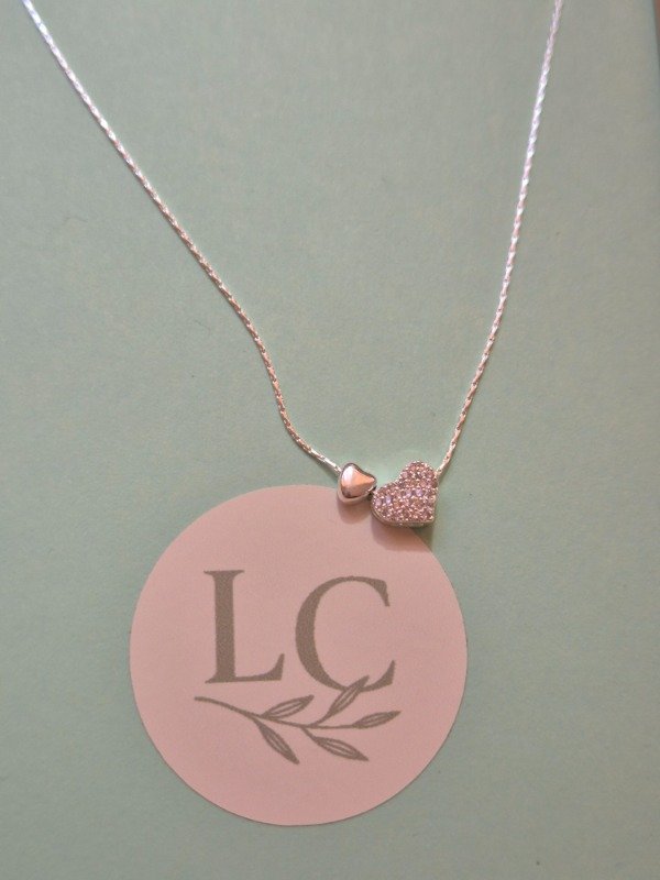 Producto - Collar doble corazon