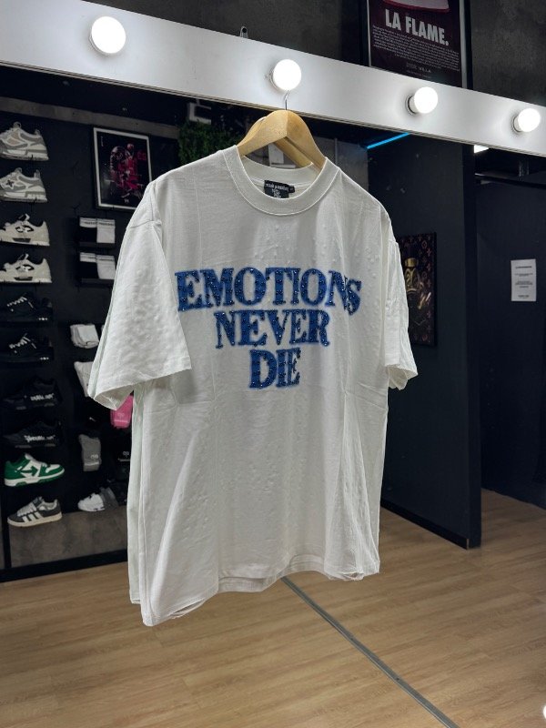 Producto - Remera Importada MIXED EMOTION STRASS BLUE