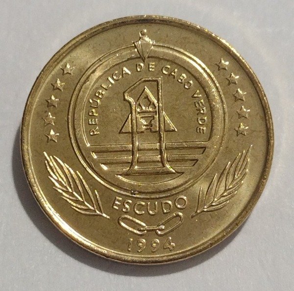 Producto - Cabo Verde 1 escudo 1994 Tortuga - 1