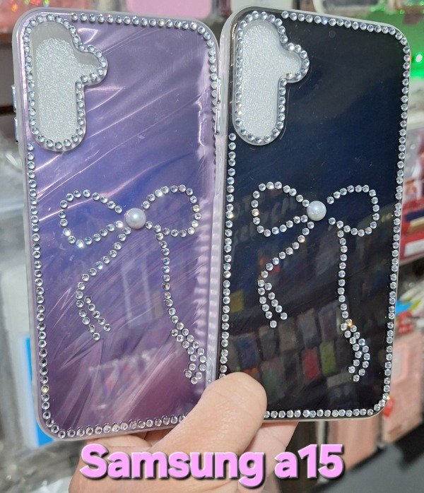 Producto - Fundas tornasol con strass. Samsung a15