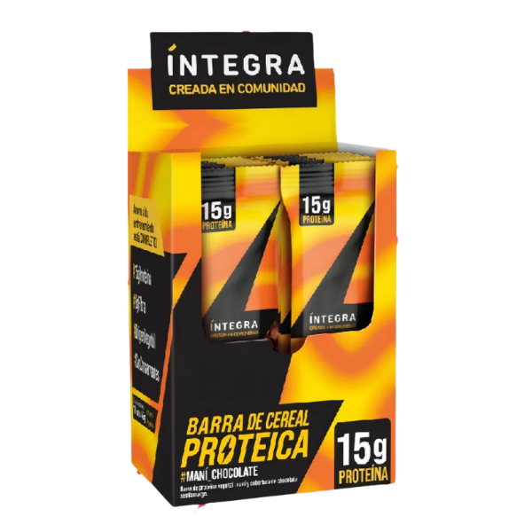 Producto - Barrita Proteica Íntegra Maní (caja)