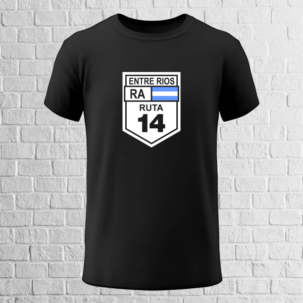 Producto - Remera Cartel Ruta 14 Entre Rios