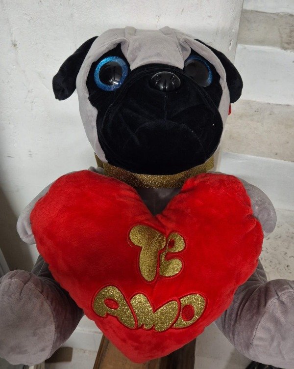 Producto - PELUCHE PERRO PUG 45 CM