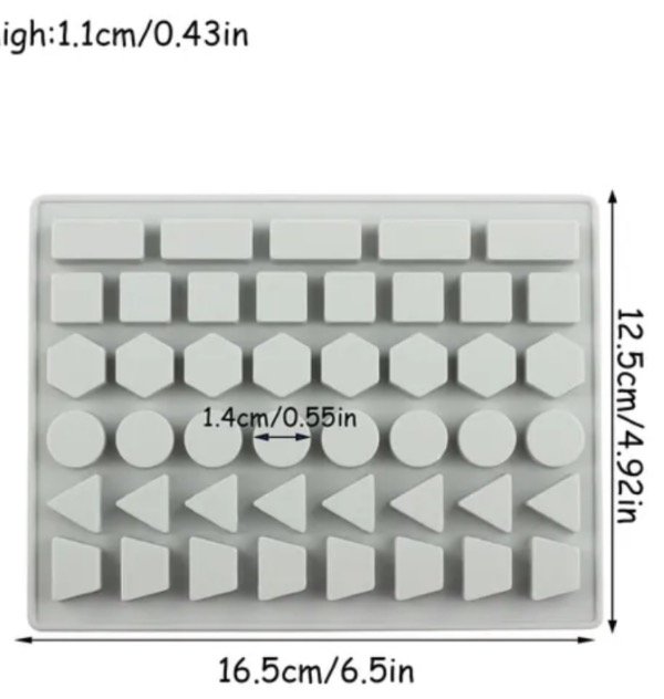 Producto - MOLDE SILICONA MINI PILLS FORMAS LISAS - 1
