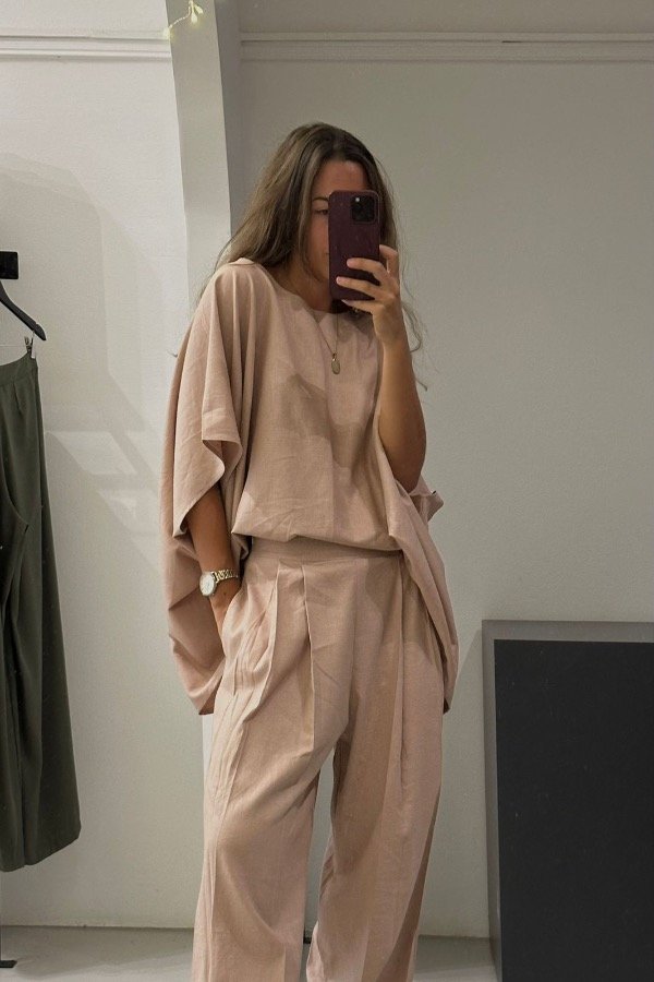 Producto - Blusa grote nude