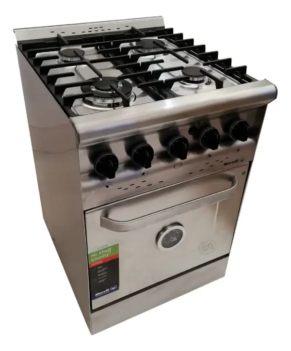Producto - Cocina Morelli Country Forza 550 Puerta Ciega Acero Inoxidable