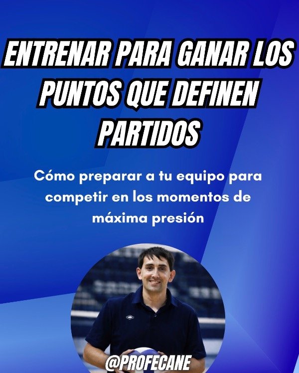 Producto - ENTRENAR PARA GANAR LOS PUNTOS QUE DEFINEN PARTIDOS