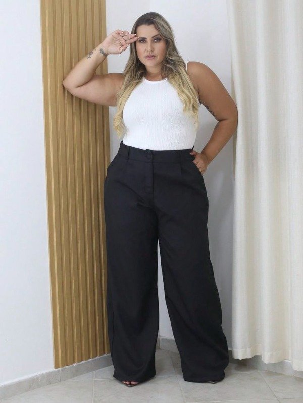 Producto - Pantalón sastrero negro talles especiales