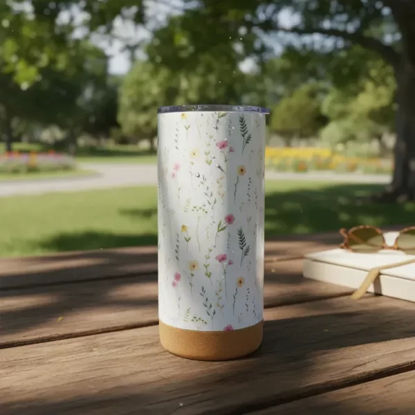 Producto - Vaso Térmico Con Base De Corcho Tipo Starbucks