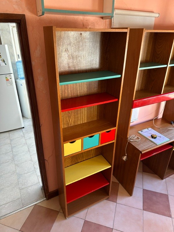 Producto - REPISA BIBLIOTECA ENCHAP ROBLE 60x22x196 #10917