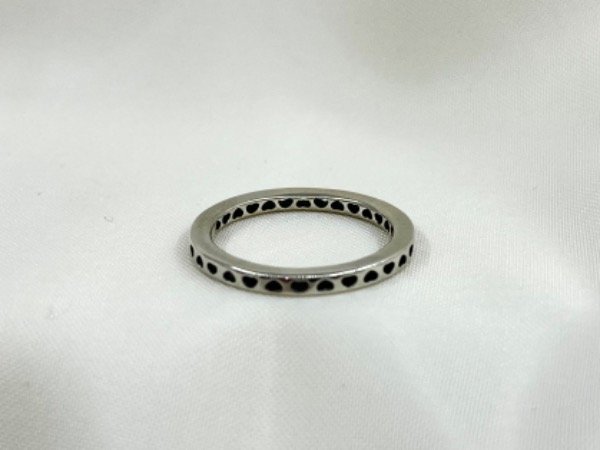 Producto - Anillo de plata con corazones calados