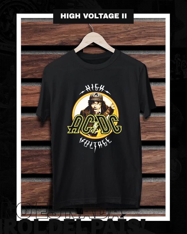 Producto - Remera Negra AC/DC High Voltage II