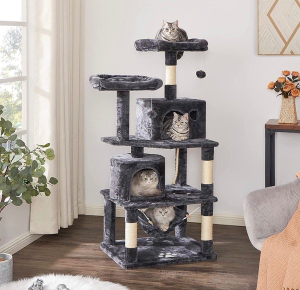 Producto - Súper torre rascadora para gatos de 60x50x145