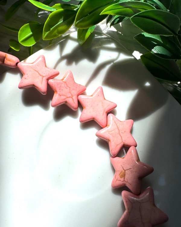 Producto - TIRA ESTRELLA PIEDRA 20MM ROSA