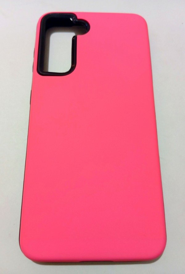 Producto - Funda Fucsia rígida de alto impacto para Samsung S21