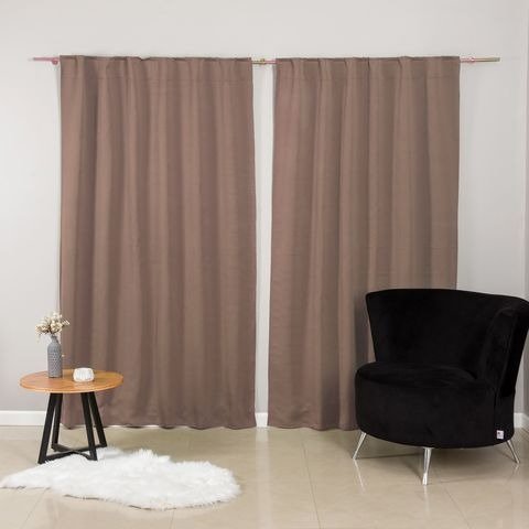 Producto - CORTINA AMBIENTE BLACK OUT TEXTIL 1.40X2.10MTS BLANCO PARIS