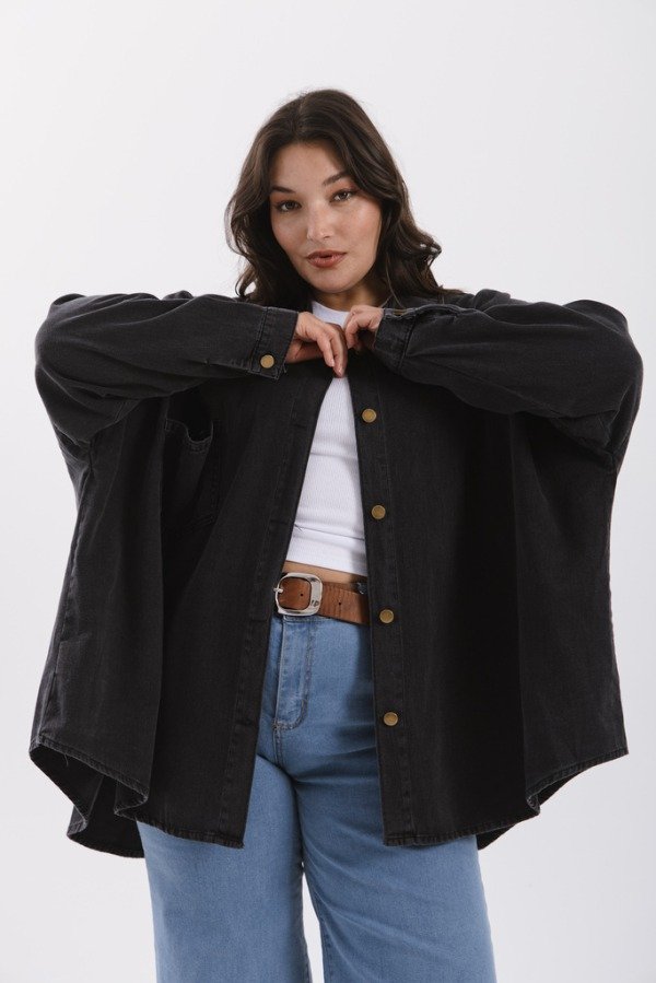 Producto - Camisa fruncida - jean camisero