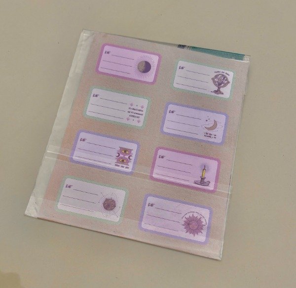 Producto - Etiquetas Escolares Big Pocket Astrológica