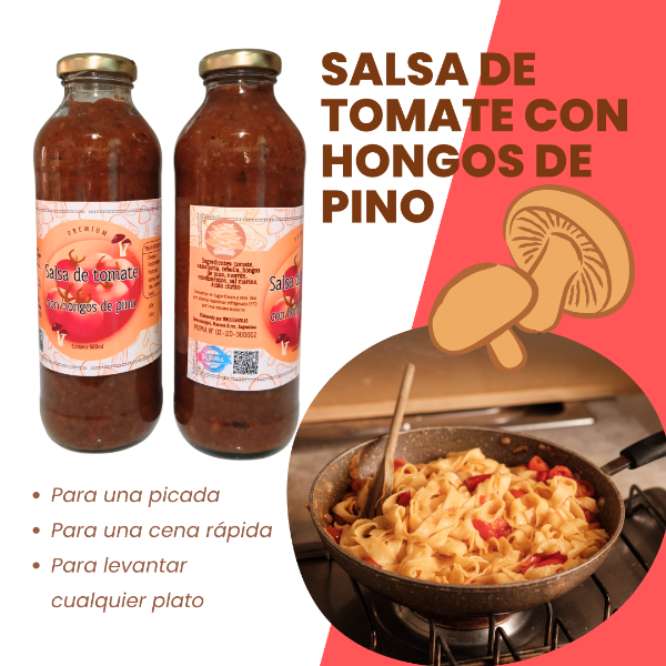 Producto - Salsa con hongos de pino