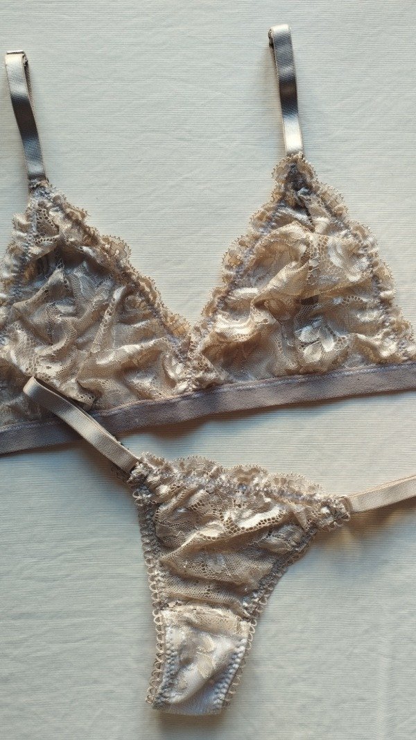 Producto - Conjunto puntilla nude