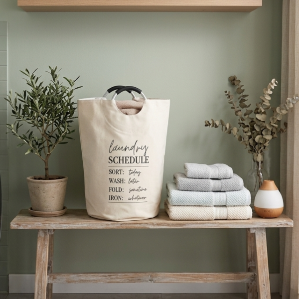 Producto - CESTO LAUNDRY SCHEDULE CRUDO - ART 7292