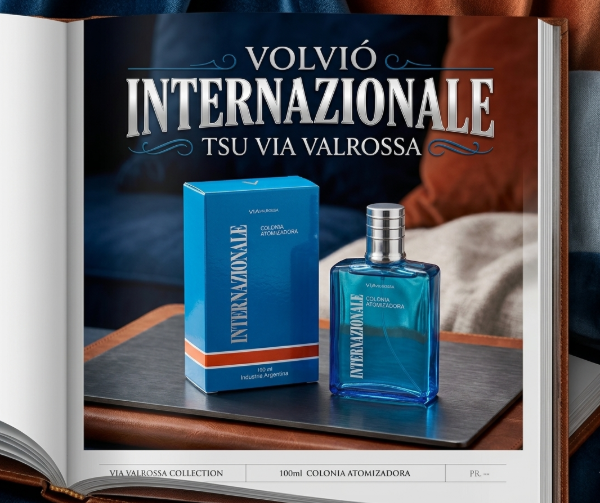 Producto - PERFUME MASCULINO "INTERNAZIONALE" TSU VIA VALROSSA 100 ML