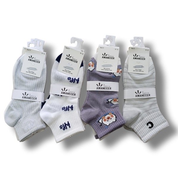 Producto - Soquetes Amanecer Niños 9-12 - Pack x3