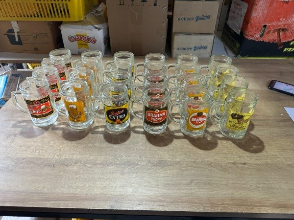 Producto - JUEGO 6 CHOPP BRAHMA COLECCIONABLES. PRECIO POR CADA JUEGO DE 6 #11762
