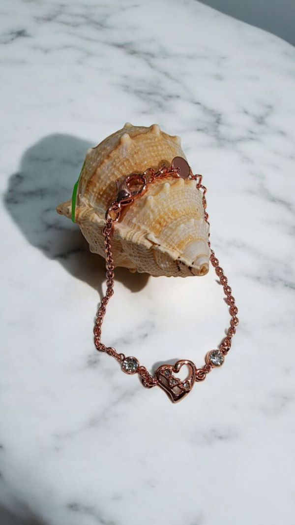 Producto - Pulsera corazón rosé
