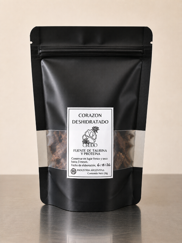 Producto - Corazón deshidratado - 20 g