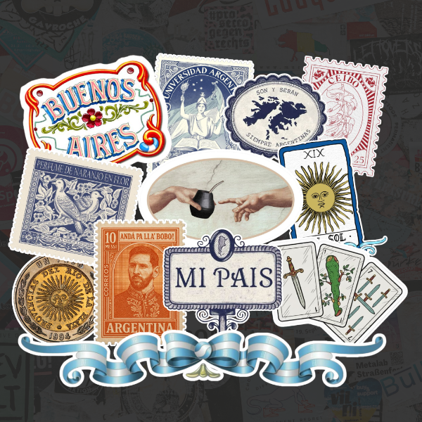 Producto - Stickers de estampillas argentinas - 0