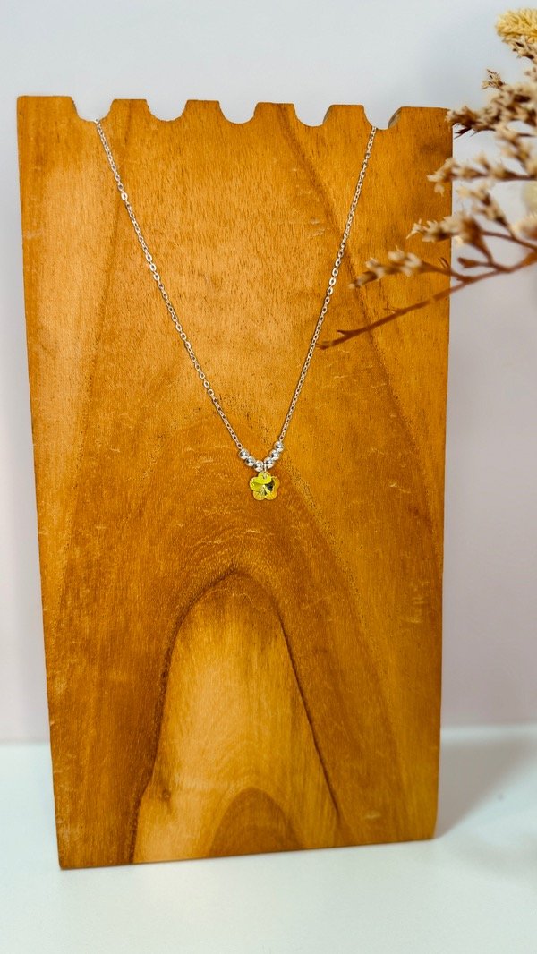Producto - Collar flor tornasolada