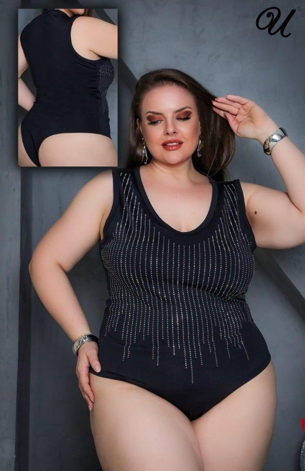 Producto - Body plus size con apliques