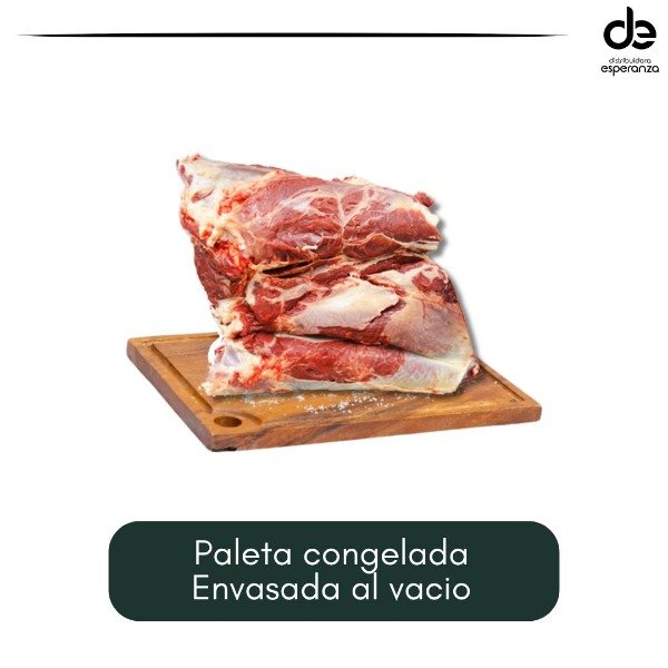 Producto - Corte vacuno "paleta" congelada envasada al vacio (x kg)