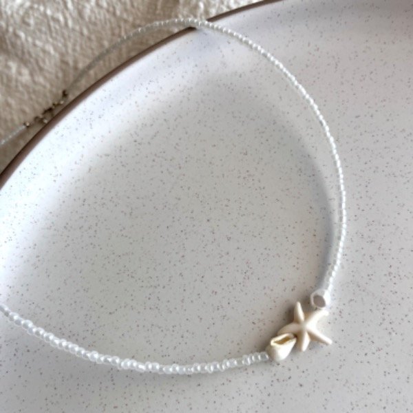 Producto - Choker Indi - blanco perlado