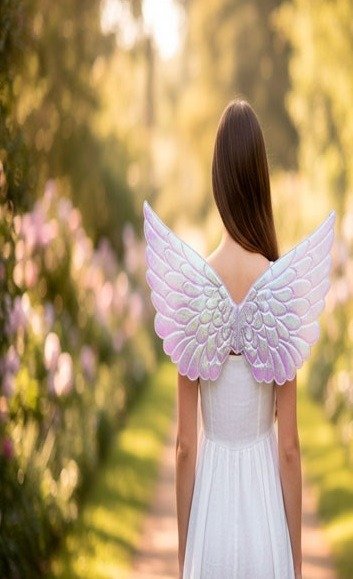 Producto - Alas de Angel Iridiscente 48x25cm