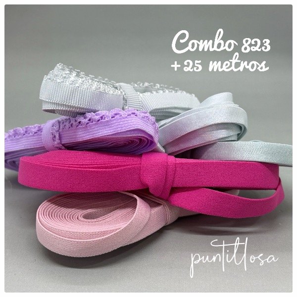 Producto - Combo 823- Elásticos Surtidos + 25 metros
