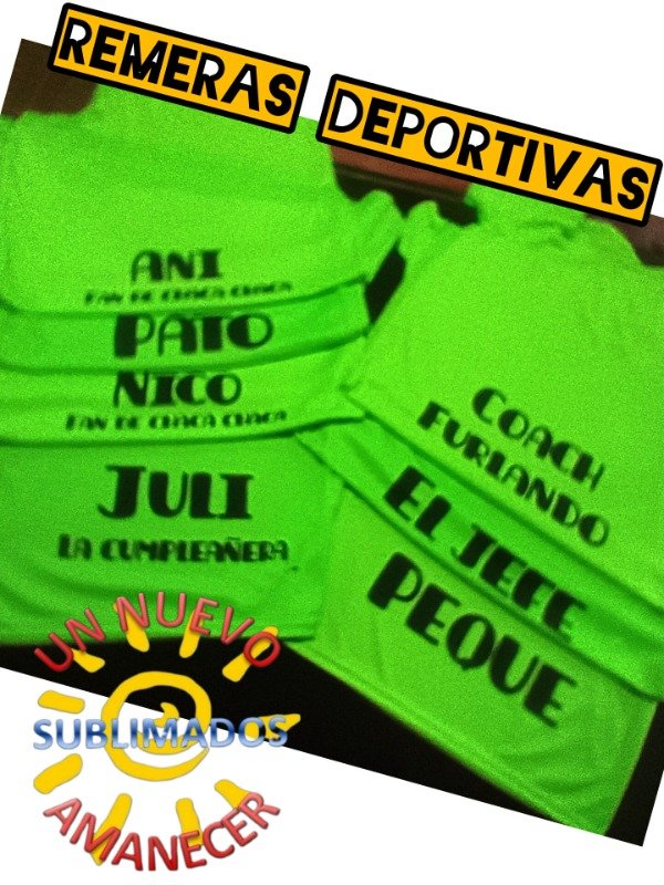Producto - Remeras deportivas