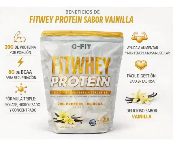 Producto - Fit Whey Protein 2lb Generation Fit Doy Pack - Vainilla - 2