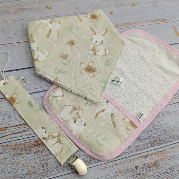 Producto - SET BABERO BABITA Y PORTA CHUPETE-  varios modelos - 3