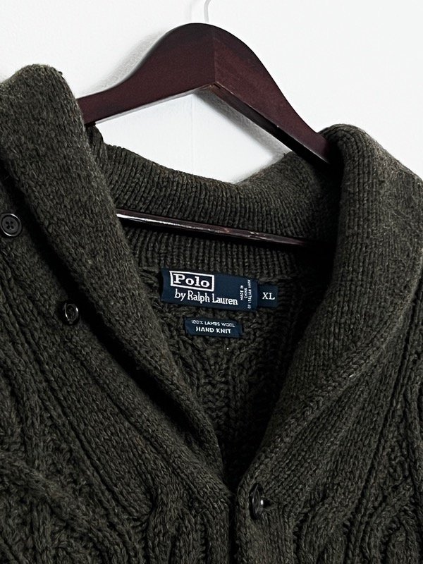 Producto - Cardigan Polo Ralph Lauren de lana, talle XL masculino