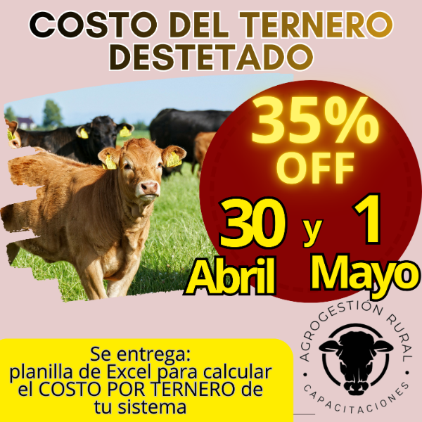 Producto - Taller Online: Costo del Ternero