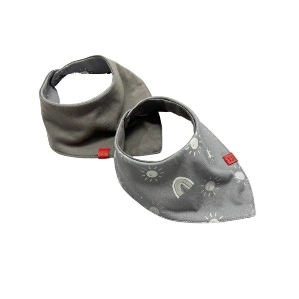 Producto - Set Babero y Porta Chupete Soles