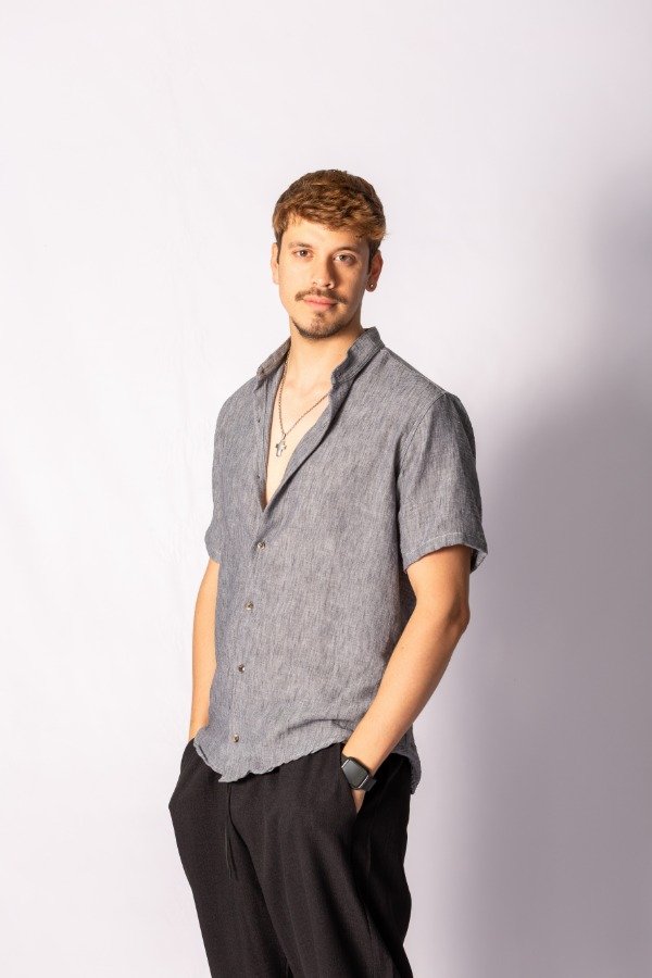 Producto - CAMISA TWILL FLAME NEGRA
