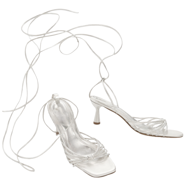 Producto - Classy stripper silver sandals