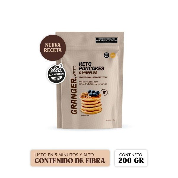 Producto - PANCAKES KETO VAINILLA GRANGER - 200gr
